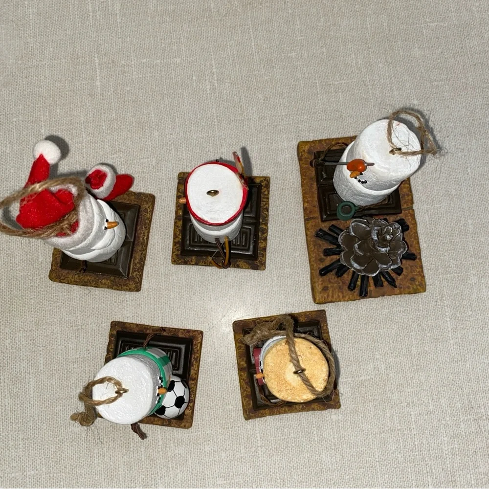 Midwest‎ Canon Falls The Original S'mores Snowman Christmas ornament Lot 5